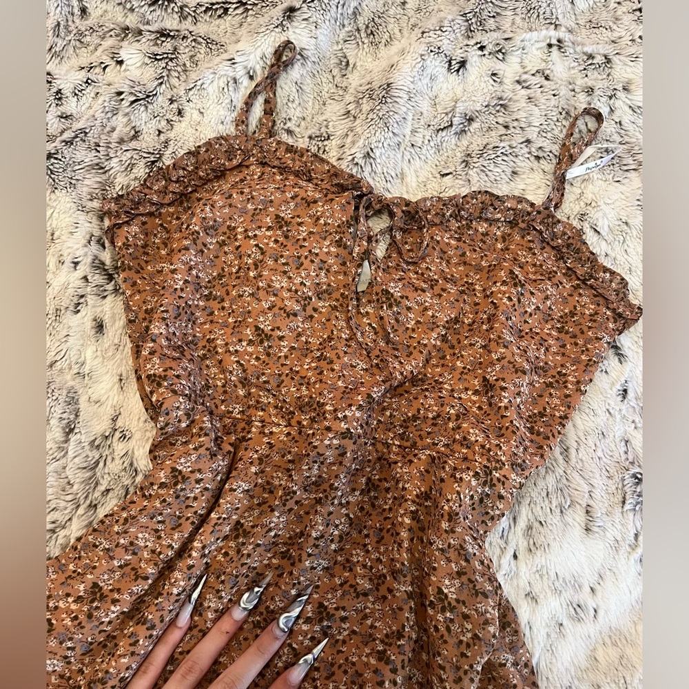 FALL FLOWER FLOW DRESS